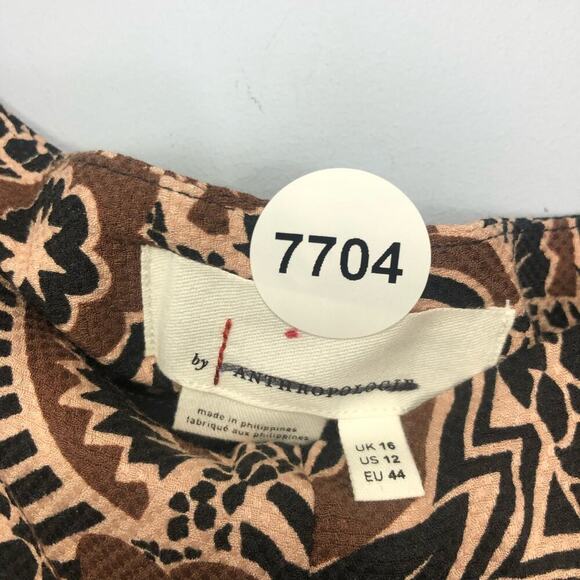 By Anthropologie Drapey Flare Pants Multicolor Size US 12 - Picture 16 of 16